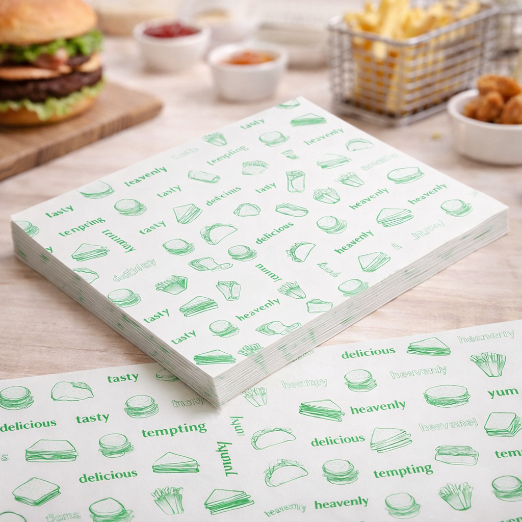 Printed Butter Paper Sheets